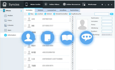 Kontakte synchronisieren