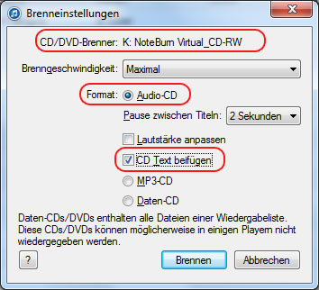 Einstellungen