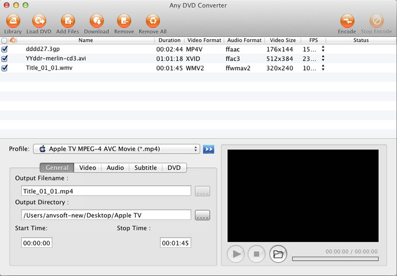 DVD Converter für iPod, iPhone und Zune