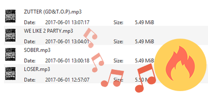 Spotify Musik auf CD Ein-Klick brennen