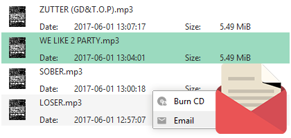 Spotify Musik mit Freunden per E-Mail teilen